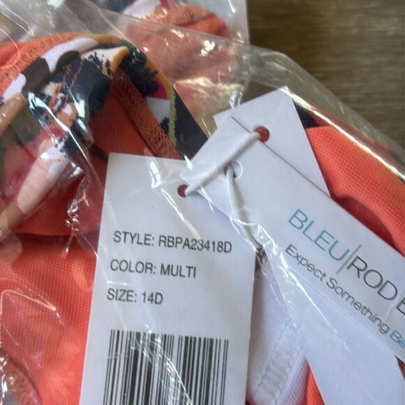 Bleu Rod Beattie Party‎ Animal Twist Underwire Tankini Top 14D NWT in packaging - Picture 8 of 8